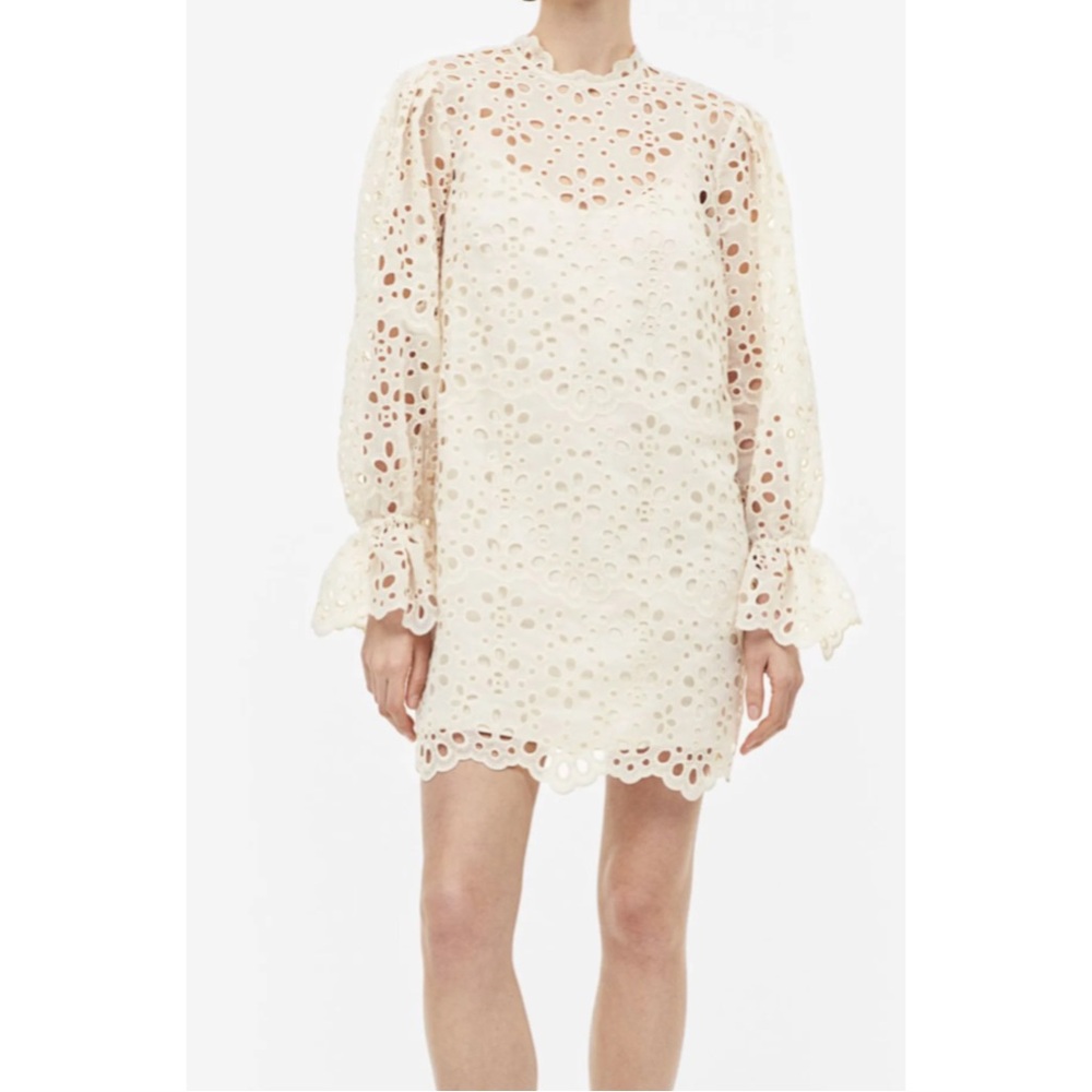 H&M ~BRODERIE ANGLAISE DRESS (NWT)